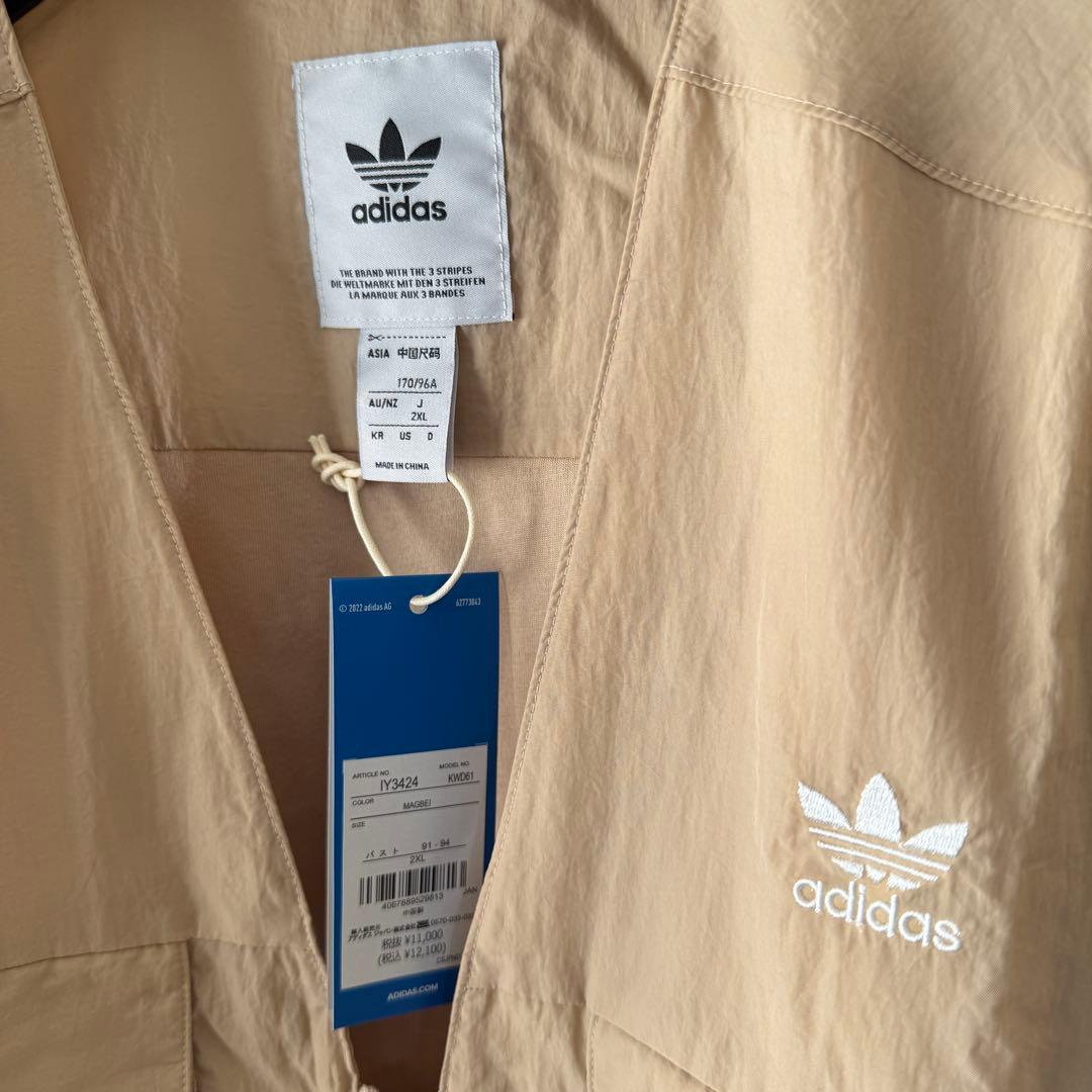 adidas ナイロンベスト新品 2XL アディダス