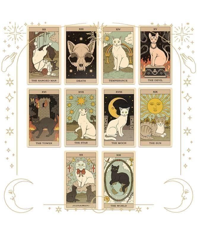 正規品✨人気デッキ✨日本版未発売✨可愛いにゃんこ♪地球の猫たちのタロットカード