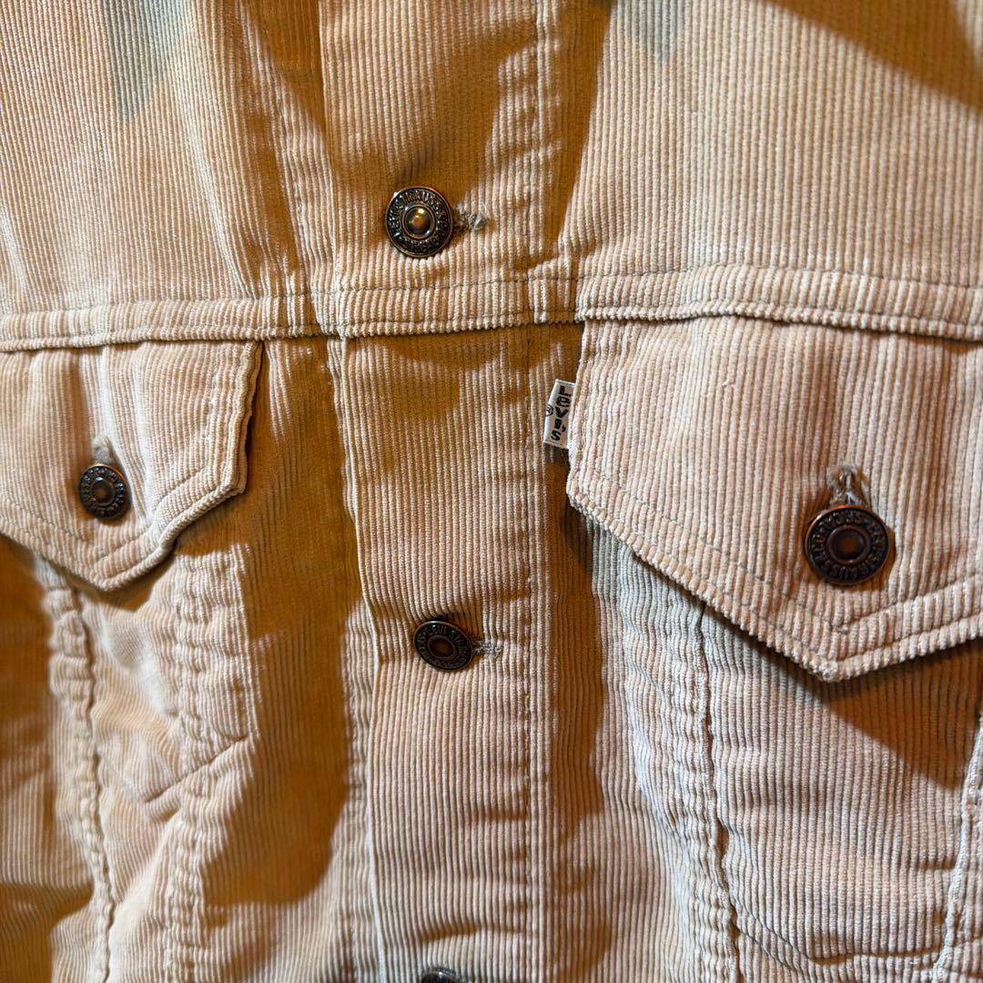 ヴィンテージ 70sリーバイス　コーデュロイトラッカー　ジャケット　40 MーL