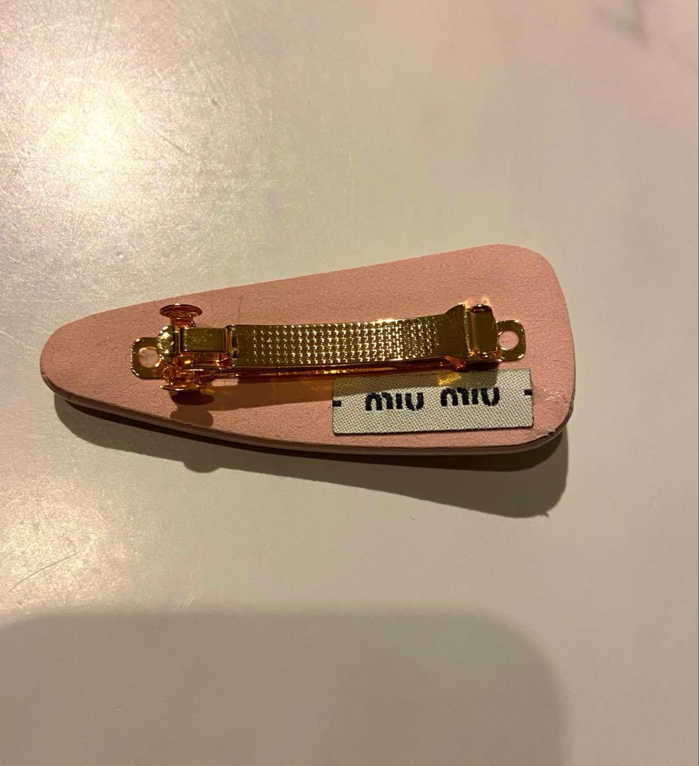 miumiu ミウミウ　ヘアクリップ　バレッタ