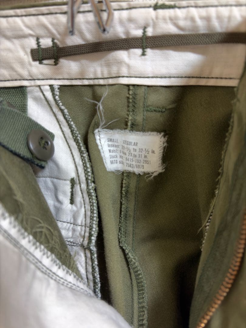 70's US.ARMY M-65 パンツ 74年製カーゴパンツ S