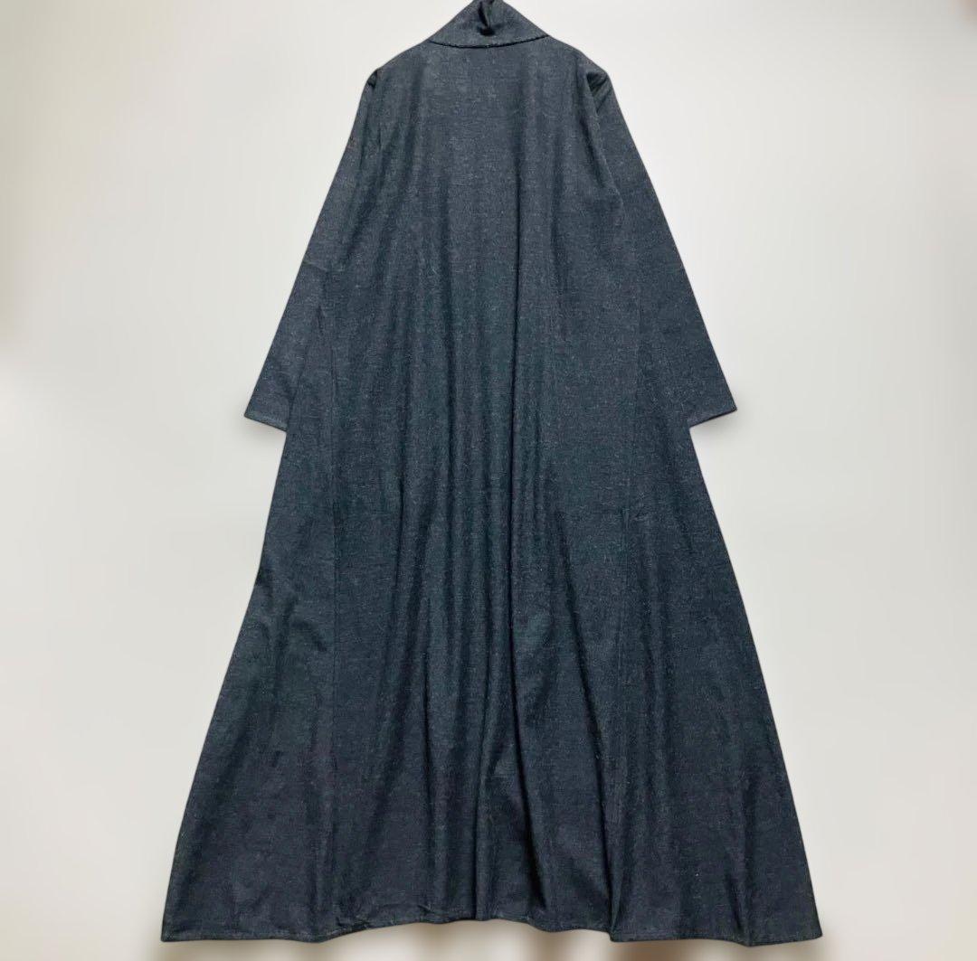 【美品✨近年モデル】ヨーガンレール マキシ丈 シャツワンピース 比翼ボタン