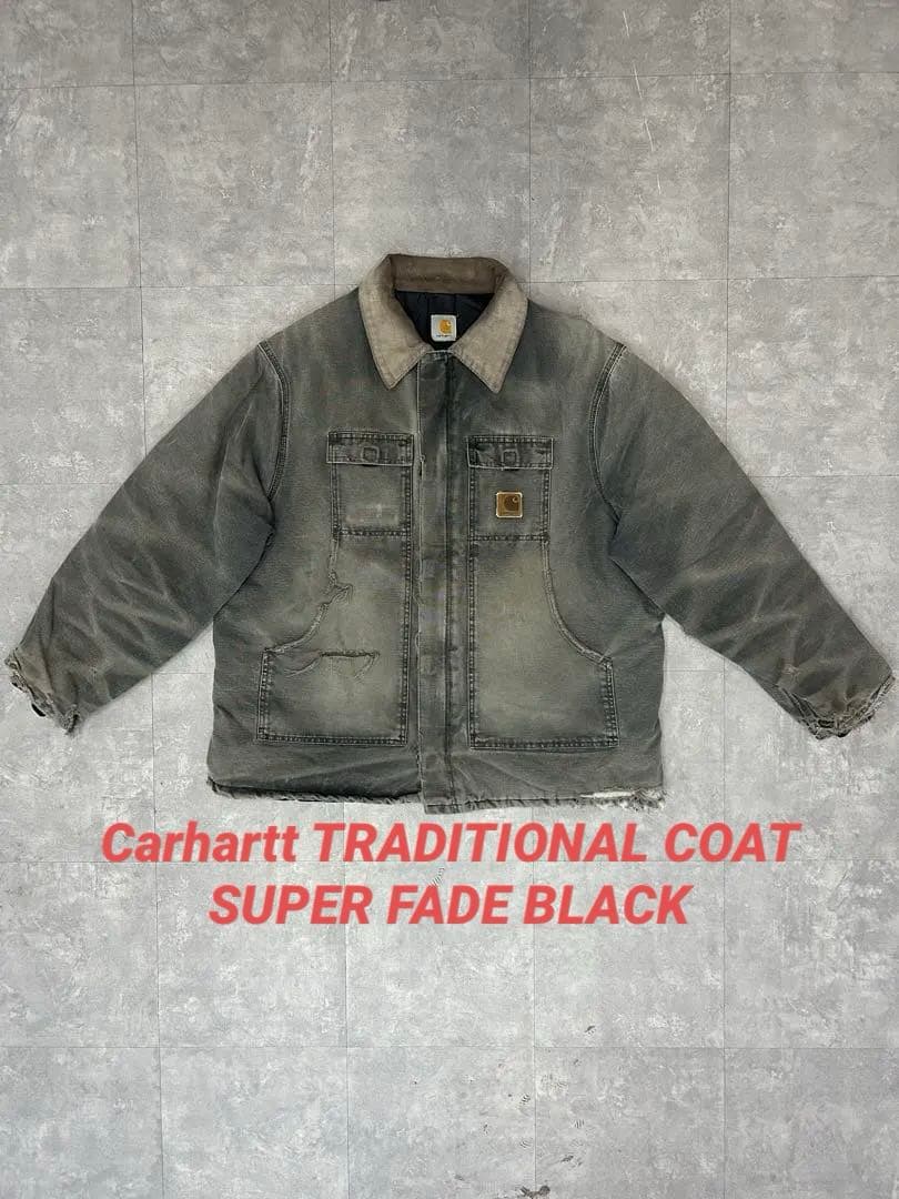 Z*L様 90s〜 Carhartt トラディショナルコートブラック鬼フェード