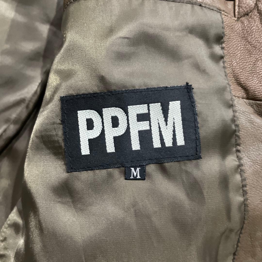 00s y2k archive PPFM ラムレザー 八の字 レザージャケット