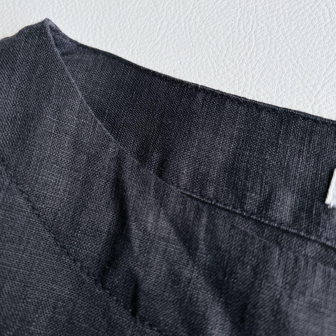 fog linen work フォグリネンワーク ⿻ リネン プルオーバー 黒