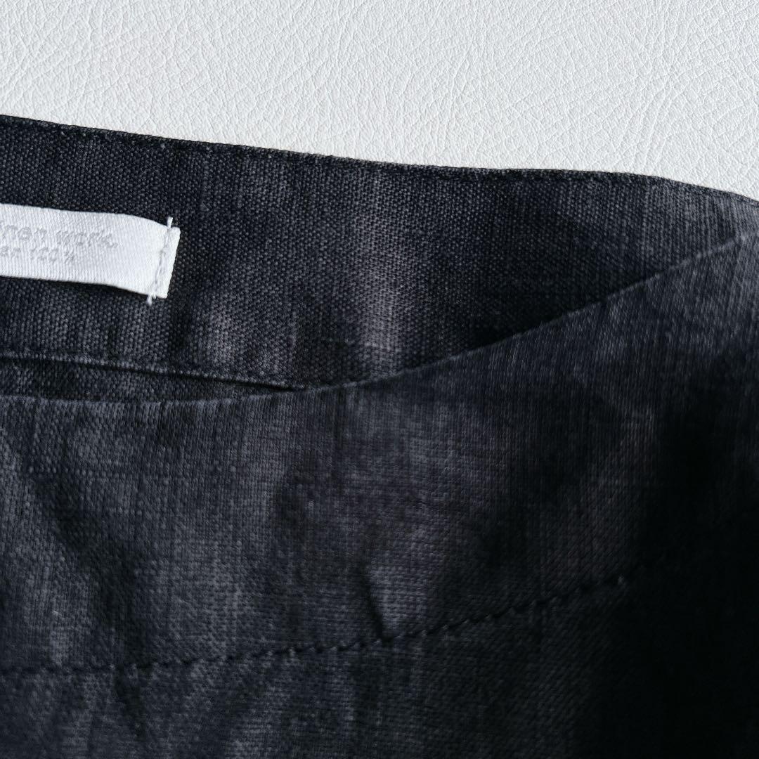 fog linen work フォグリネンワーク ⿻ リネン プルオーバー 黒