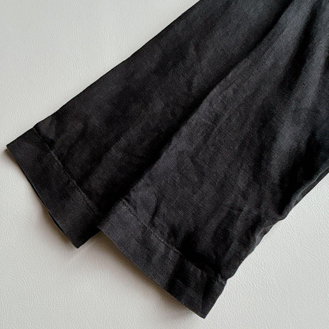 fog linen work フォグリネンワーク ⿻ リネン プルオーバー 黒