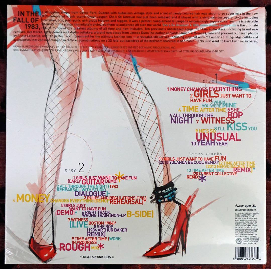 m*i様 新品未開封Cyndi Lauper 30周年記念紙ジャケ輸入盤