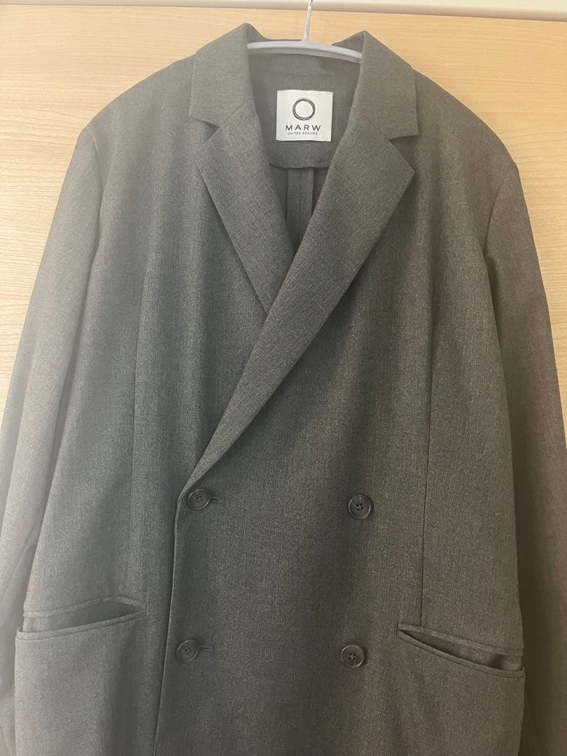 MARW UNITED ARROWS ダブルジャケットワンピースダークグレー38