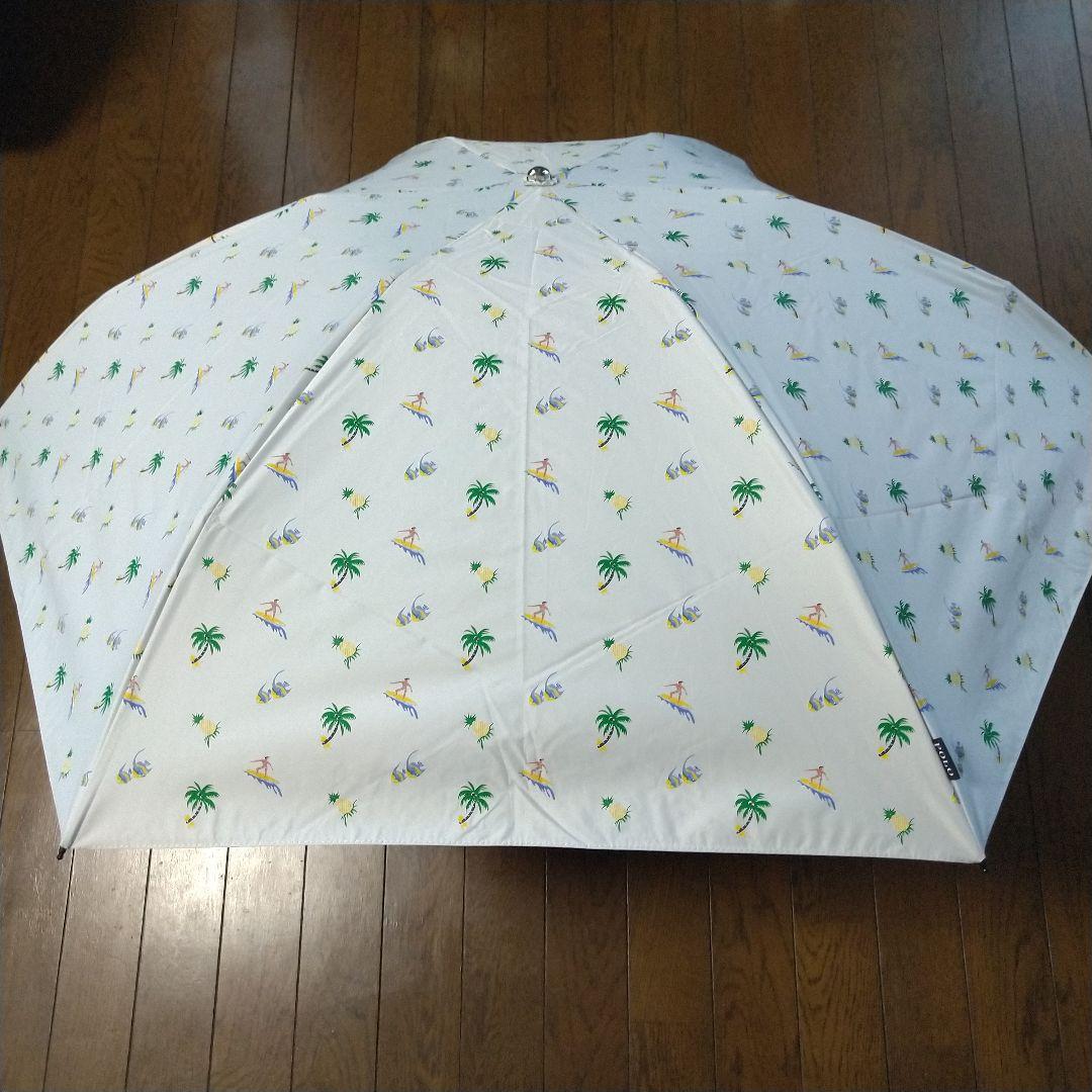 未使用POLOラルフローレンUV遮光遮蔽晴雨兼用折り畳み傘リゾート柄男女55cm