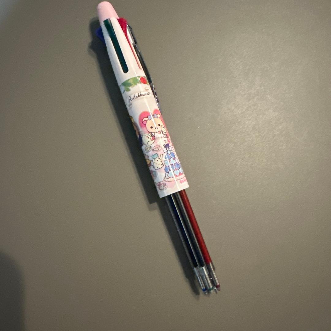 【美品】リラックマ　ドクターグリップ4+1 ボールペン 不思議の国のリラックマ