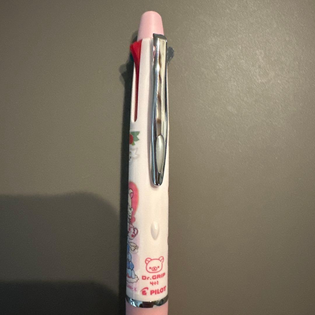 【美品】リラックマ　ドクターグリップ4+1 ボールペン 不思議の国のリラックマ