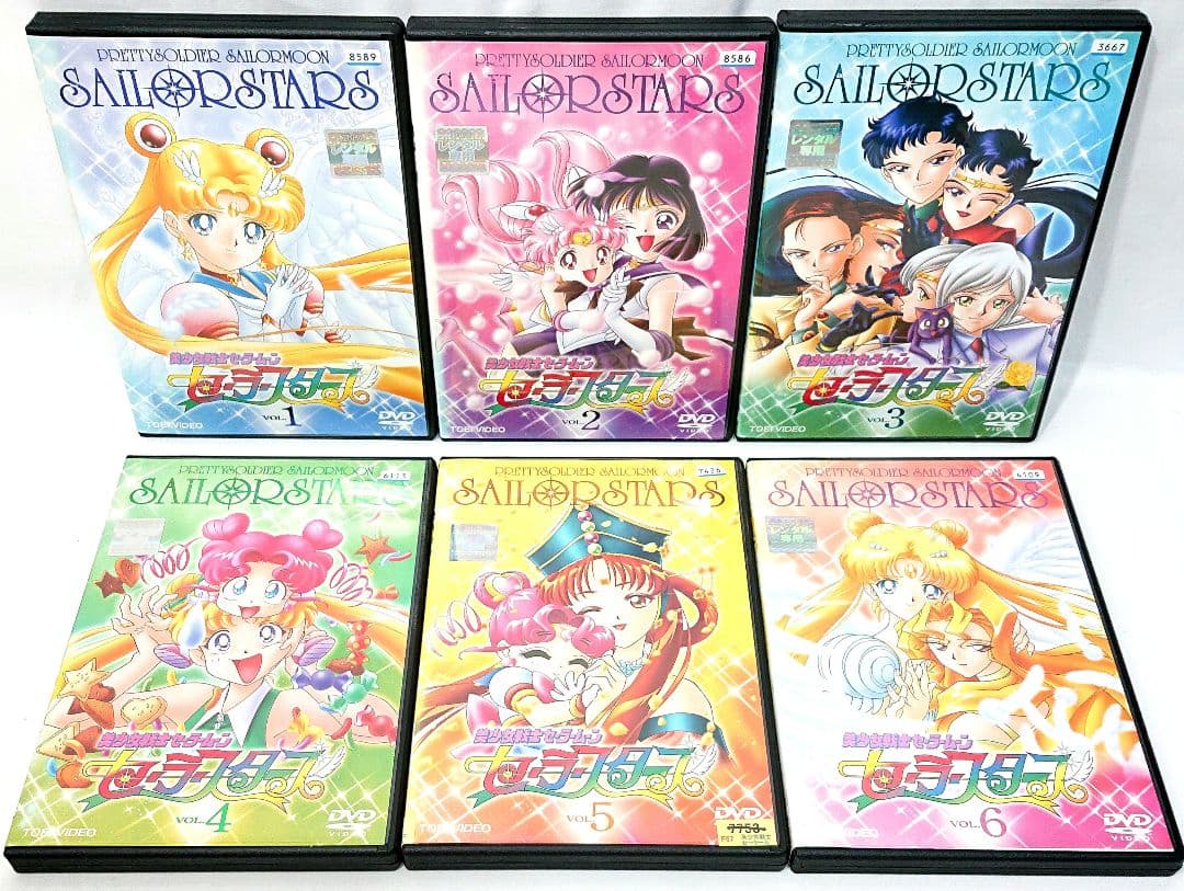 美少女戦士セーラームーン/セーラースターズ【DVD】全6巻セット