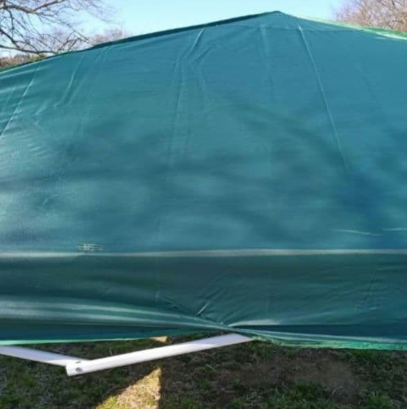 CYFIE タープ 3m x 3m UVカット ワンタッチ 高さ3段階調節
