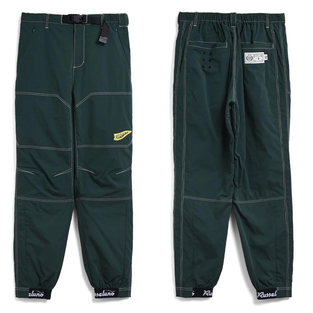 新品 ラッセルノ ゴルフ ウィンド ストップ ロング パンツ グリーン M 4