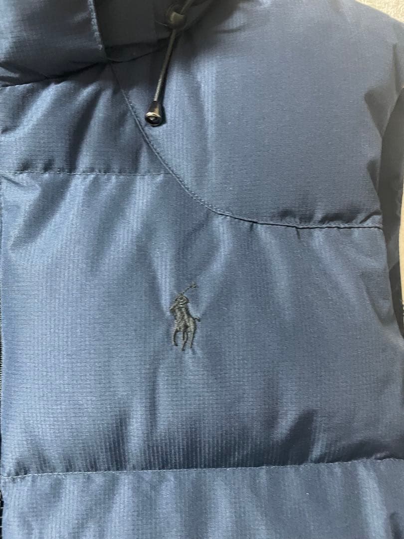 POLO Ralph Lauren ダウンベスト　現行タグ　フード　中古　美品