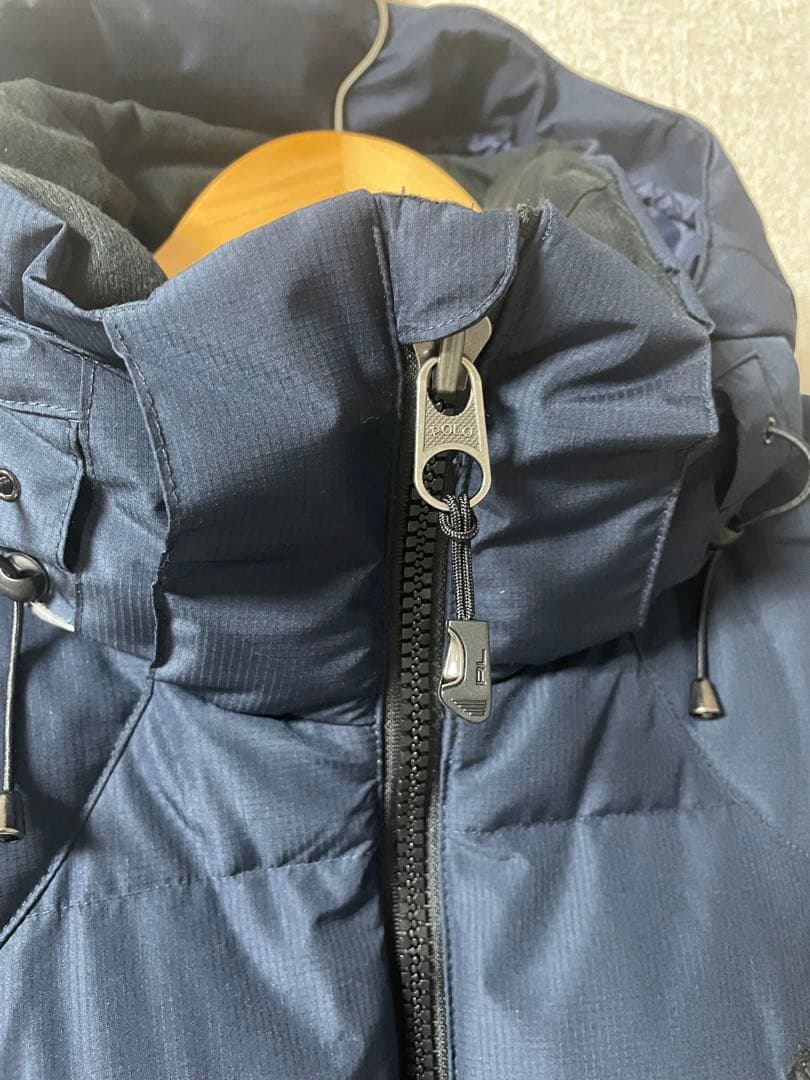 POLO Ralph Lauren ダウンベスト　現行タグ　フード　中古　美品