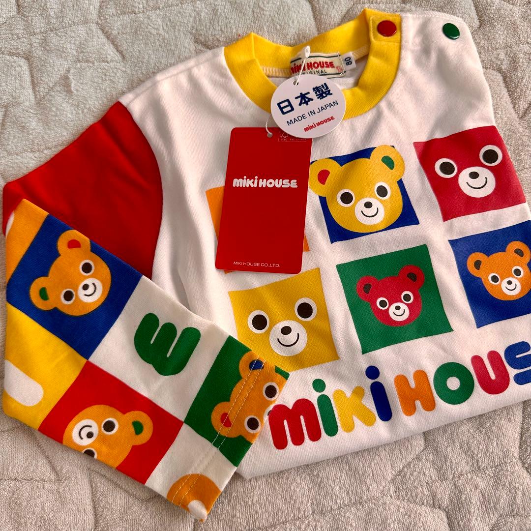 ミキハウス　長袖　Tシャツ　80cm