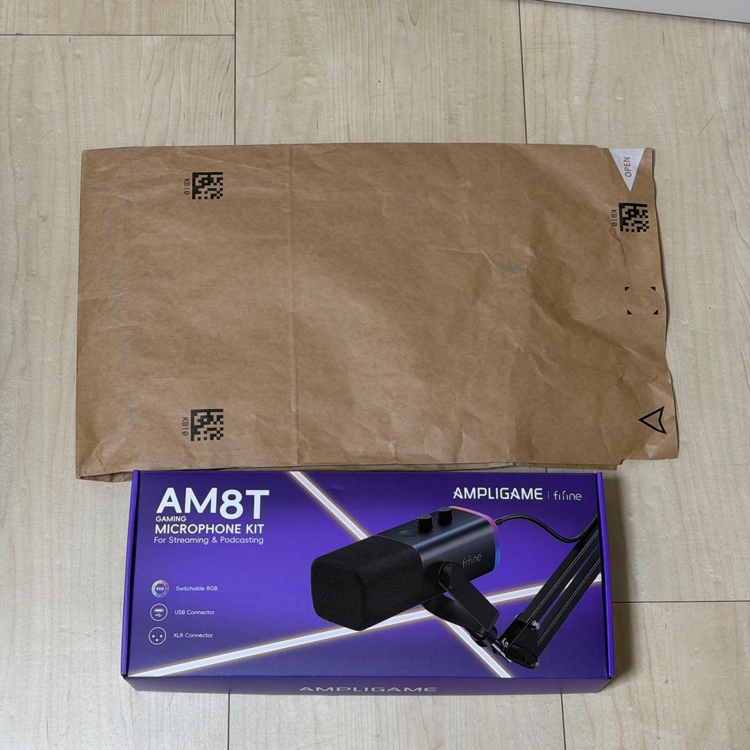 FIFINE XLR/USB ゲーミングマイクセット AM8T