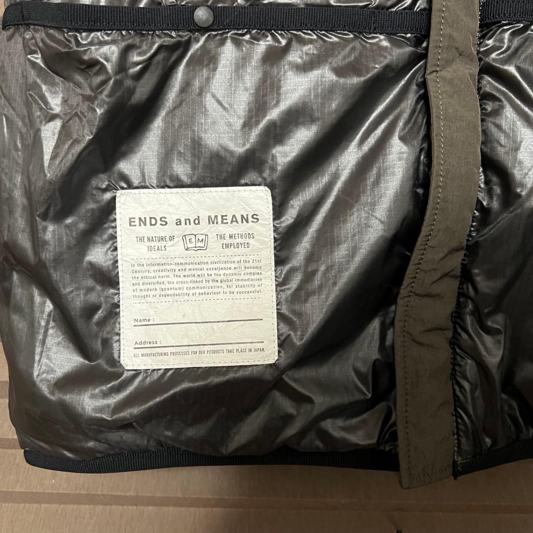 ENDS and MEANS ベスト Tactical Puff Vest S