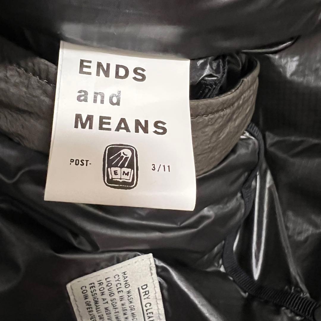 ENDS and MEANS ベスト Tactical Puff Vest S
