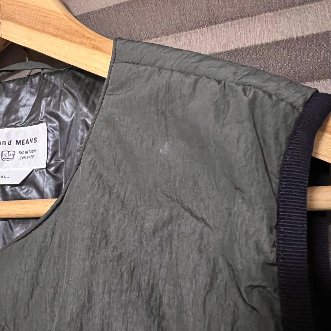 ENDS and MEANS ベスト Tactical Puff Vest S