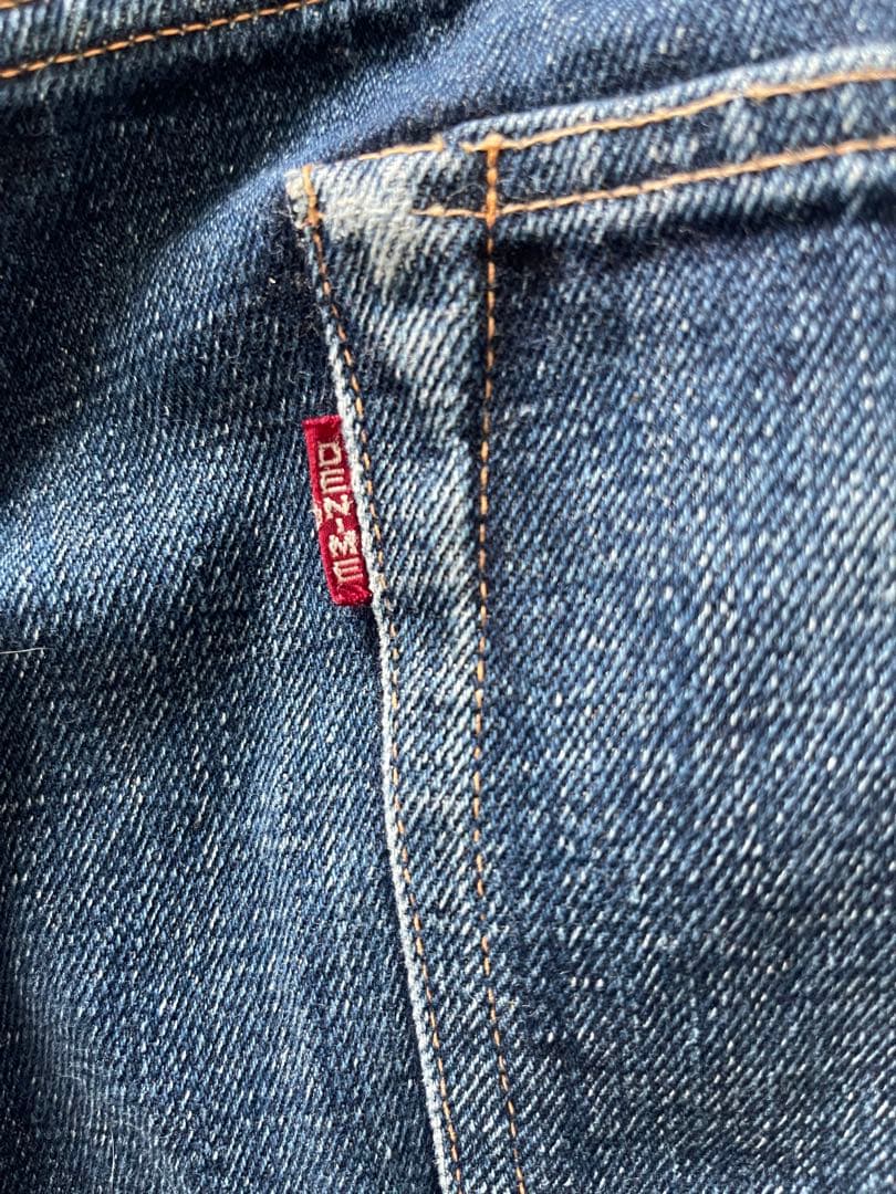 DENIME ドゥニーム ブルー セルビッジデニム 34ストレートデニム