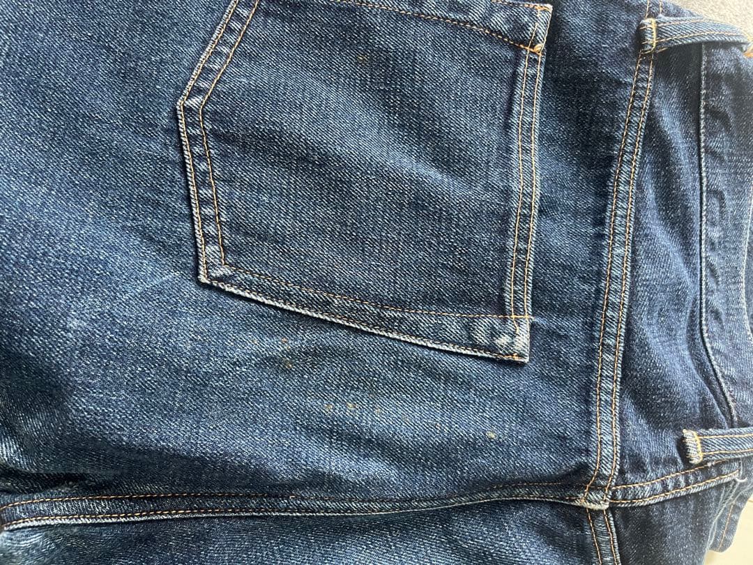 DENIME ドゥニーム ブルー セルビッジデニム 34ストレートデニム
