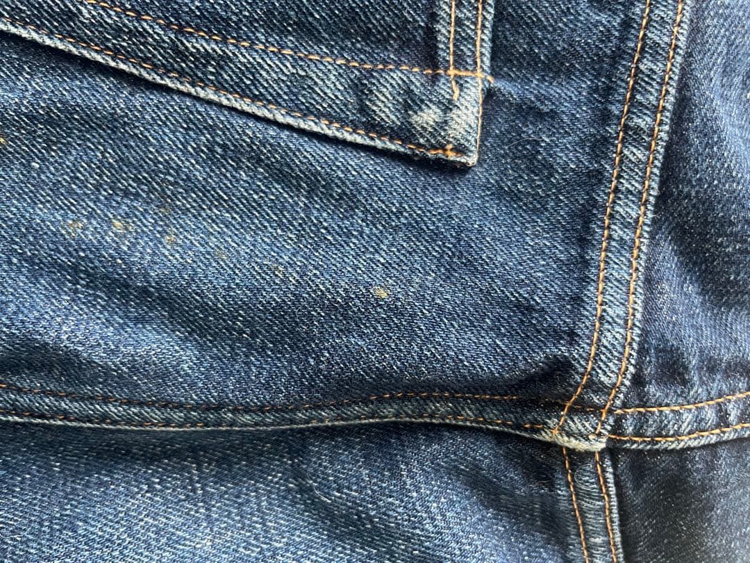 DENIME ドゥニーム ブルー セルビッジデニム 34ストレートデニム