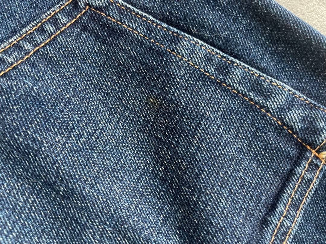 DENIME ドゥニーム ブルー セルビッジデニム 34ストレートデニム