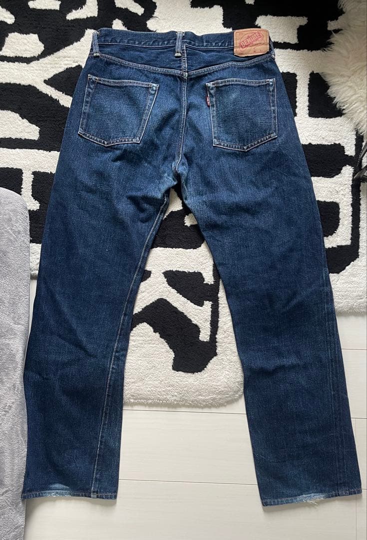 DENIME ドゥニーム ブルー セルビッジデニム 34ストレートデニム