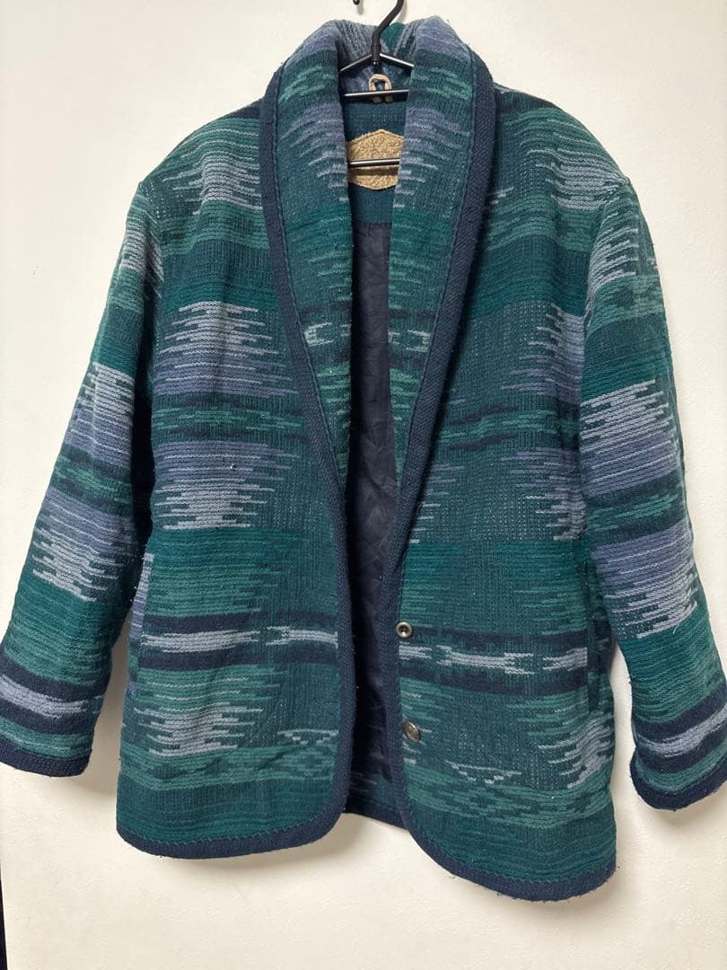 T&T　Woolrich ウールジャケット USA製 ネイティブ柄