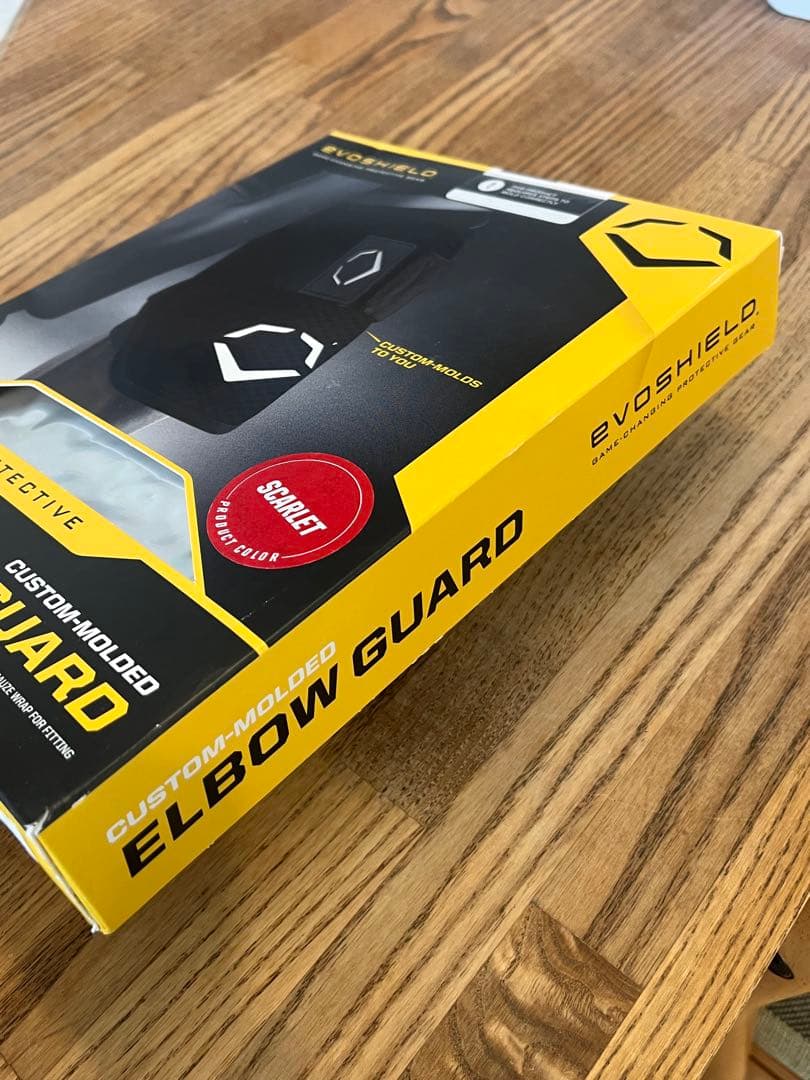EVOSHIELD エルボーガード SRZ-1 左右兼用 大人用 スカーレット