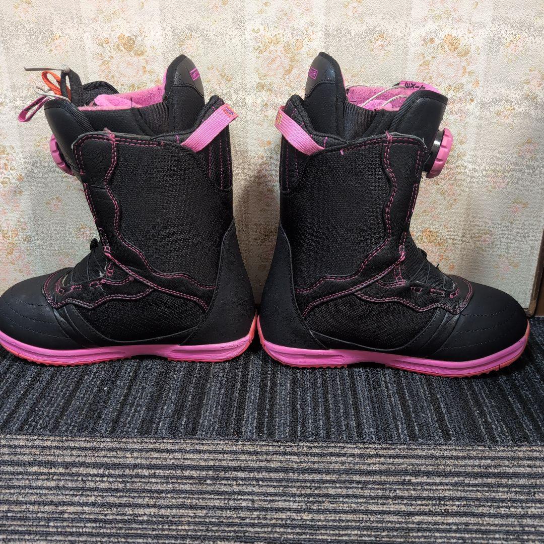 美品 BURTON BOOTIQUE ALPEN 23.5cm ピンク