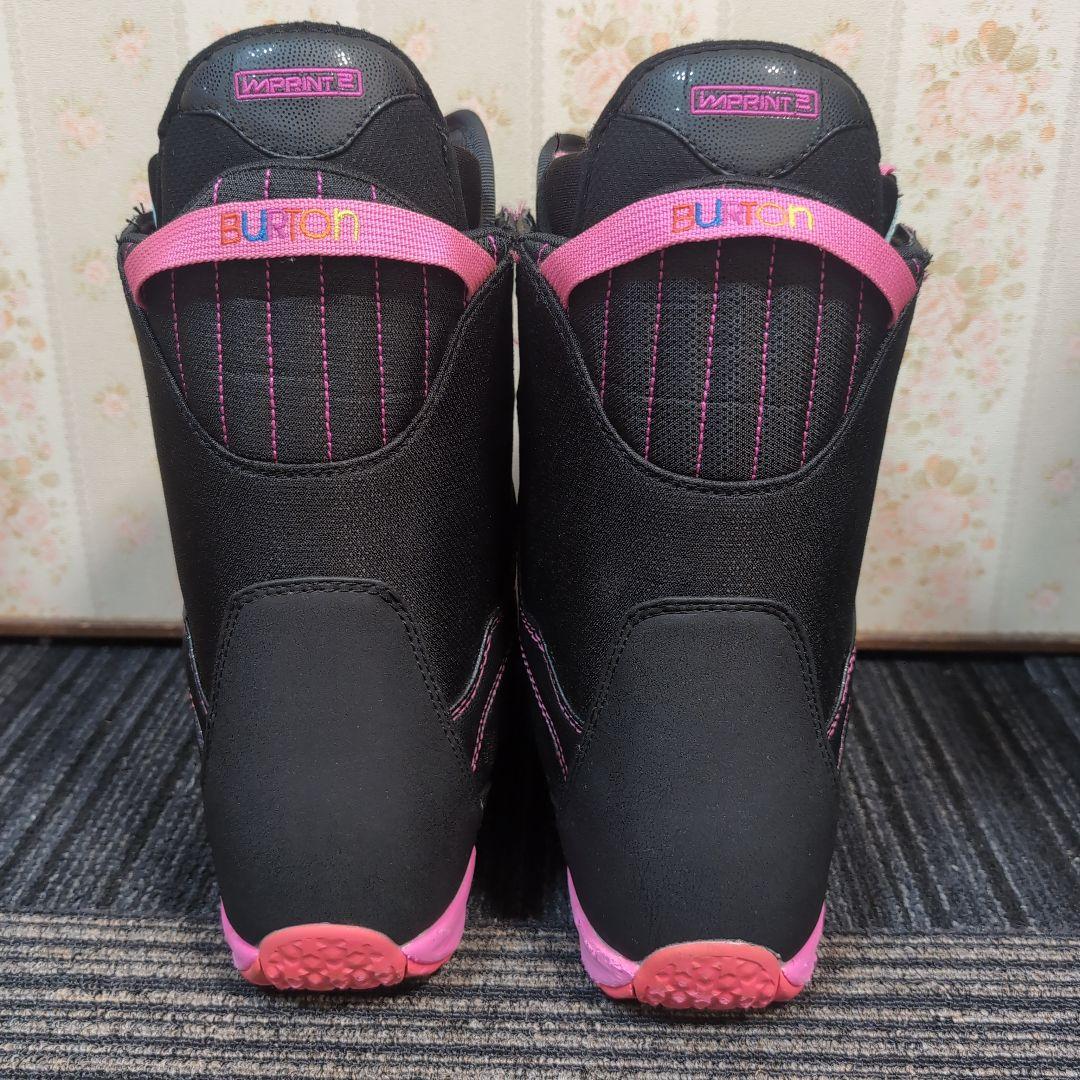 美品 BURTON BOOTIQUE ALPEN 23.5cm ピンク