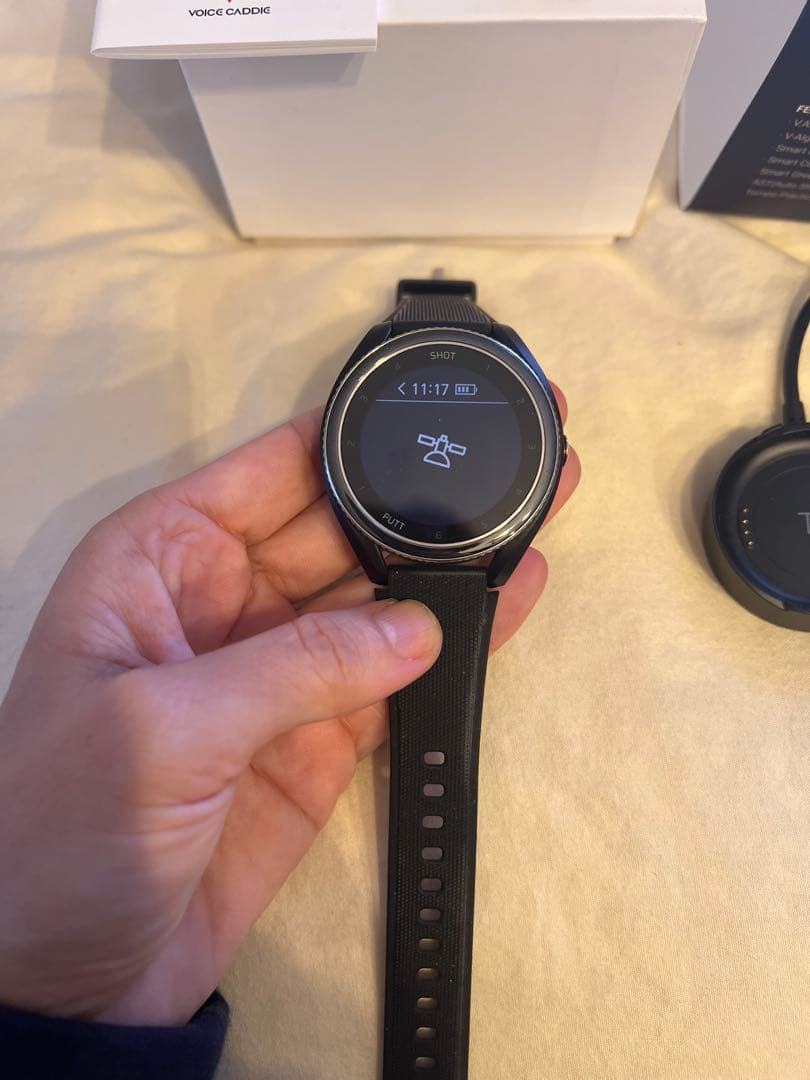 【美品】ボイスキャディ VOICE CADDIE T9 スマートゴルフウォッチ