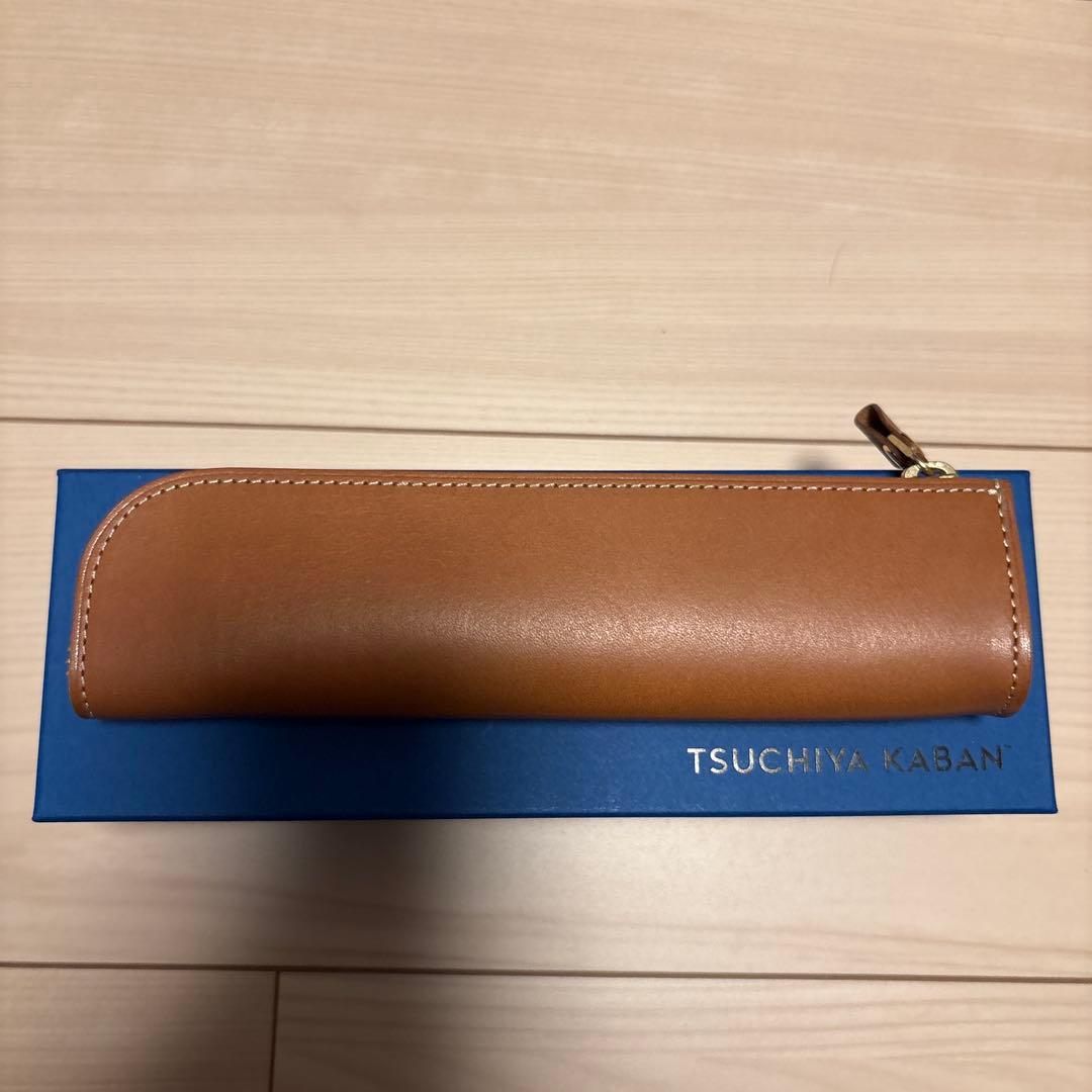 美品　土屋鞄　ペンケース　ナチューラ　ヌメ革　オーク