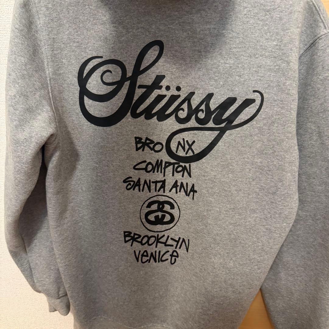 Stüssy グレー パーカー