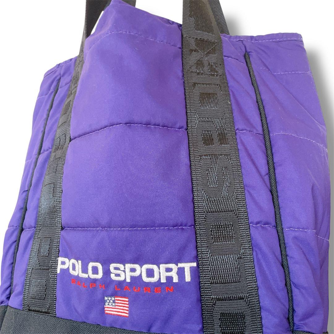 POLO SPORT ポロスポーツ ナイロン トートバッグ 刺繍 90s