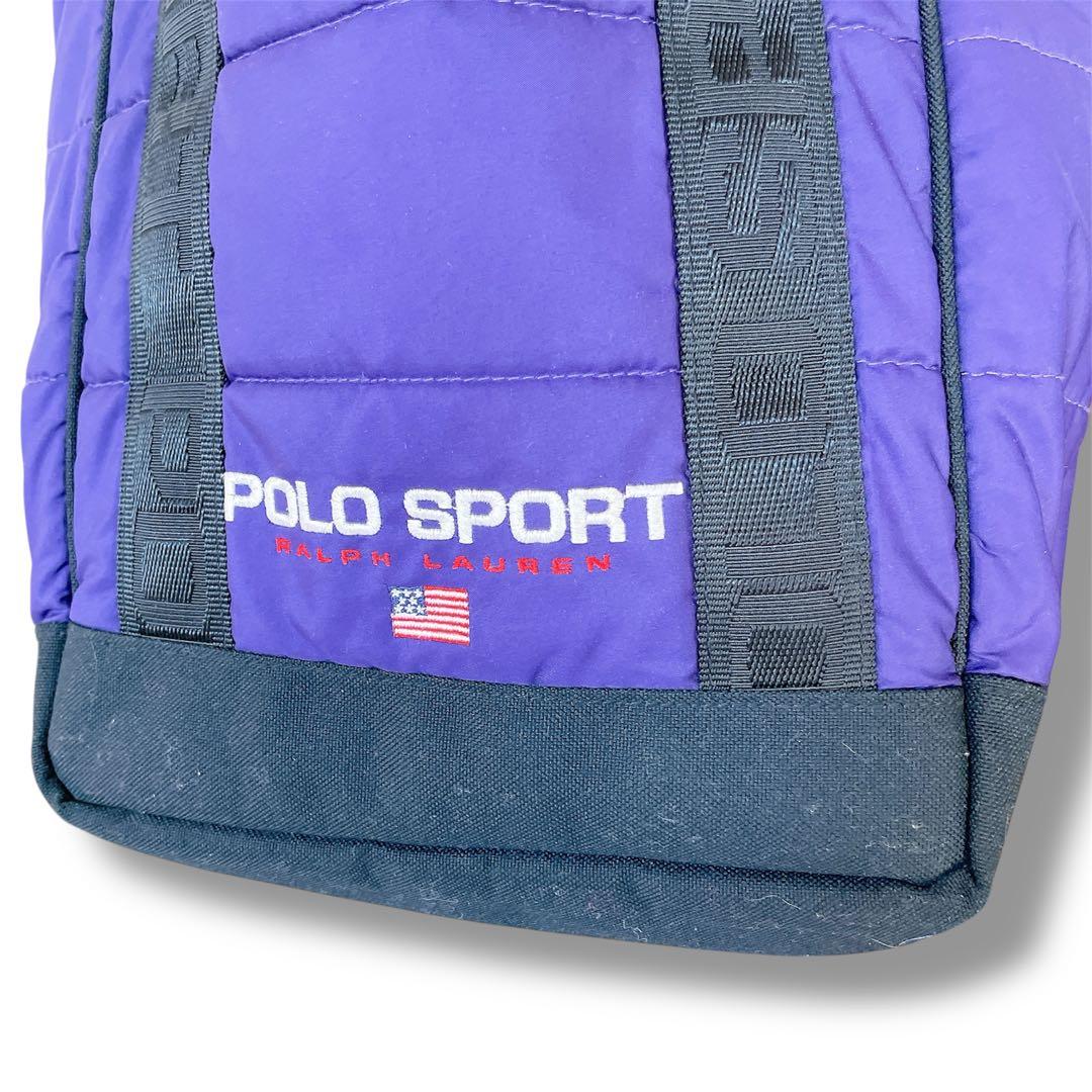 POLO SPORT ポロスポーツ ナイロン トートバッグ 刺繍 90s