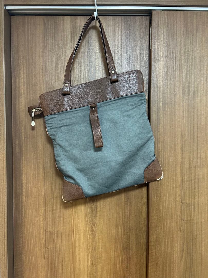BURBERRY トートバッグ グレー/ブラウン