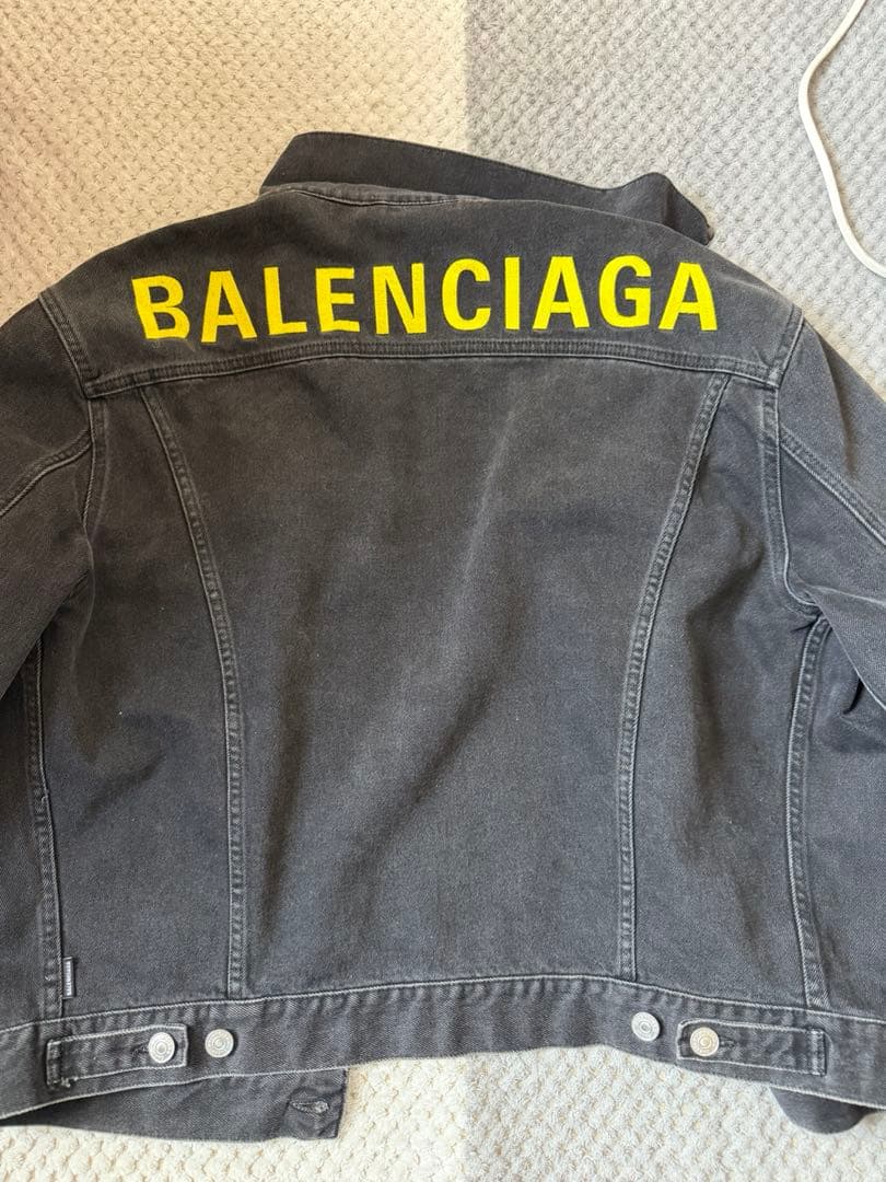 BALENCIAGA ブラック デニムジャケット