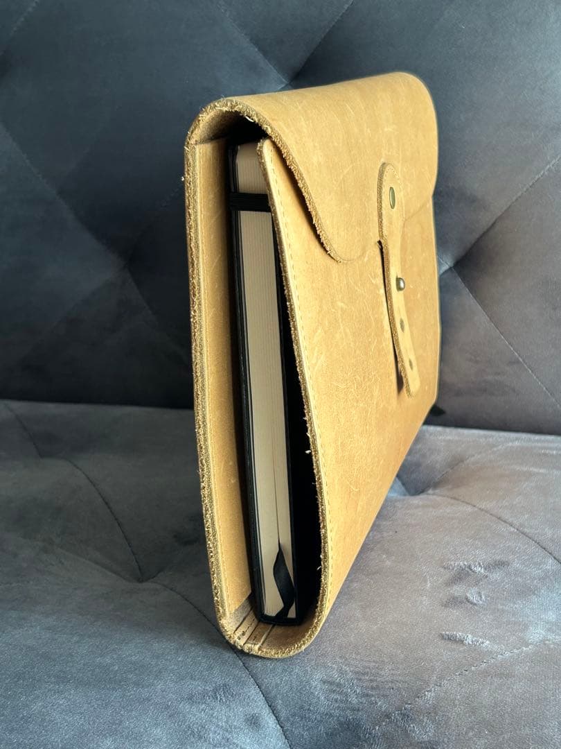 HOLTZ LEATHER A4 本革ドキュメントケース 付属ノート未使用