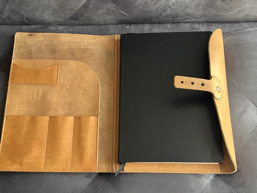HOLTZ LEATHER A4 本革ドキュメントケース 付属ノート未使用