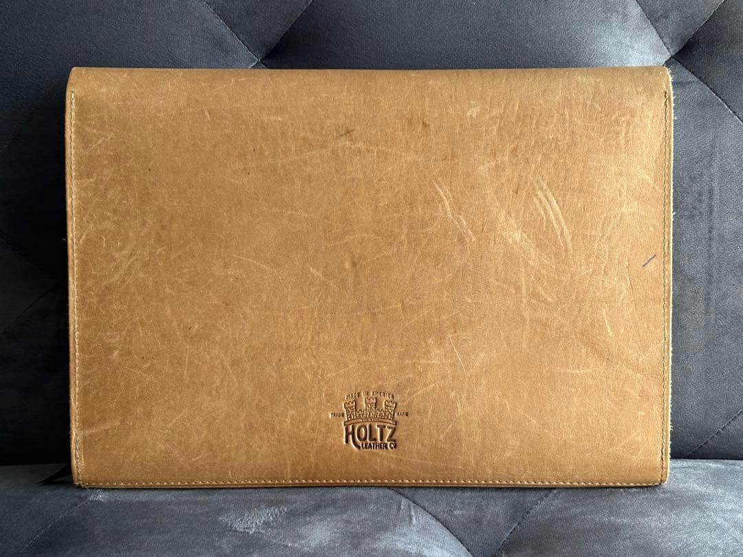 HOLTZ LEATHER A4 本革ドキュメントケース 付属ノート未使用