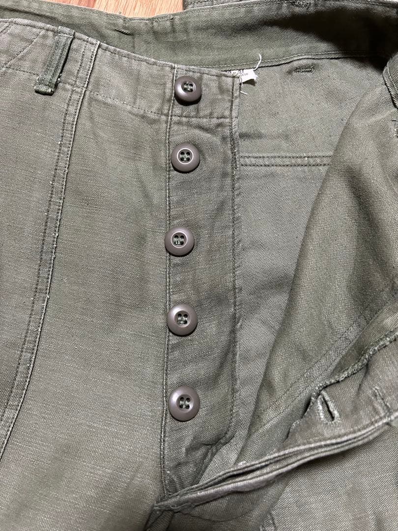 60‘s U.S.ARMY OG-107 ベイカーパンツ W30 L31