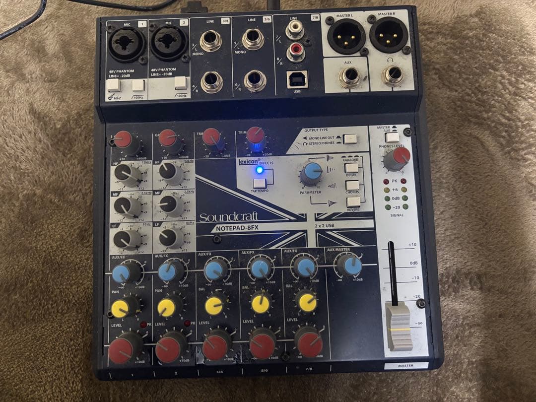 DJ機材 Soundcraft Notepad-8FX