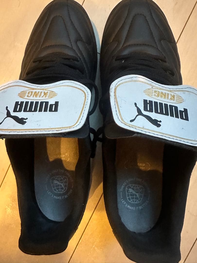 す*ん様 PUMA KING ブラック サッカーシューズ