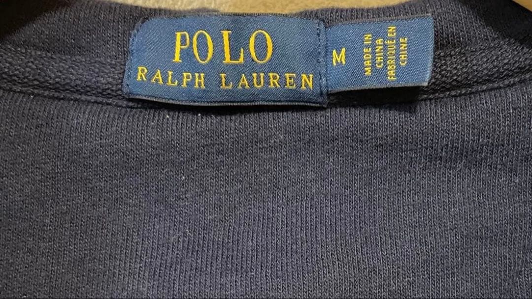 ♛*様 Polo Ralph Lauren ネイビー フルジップパーカー M