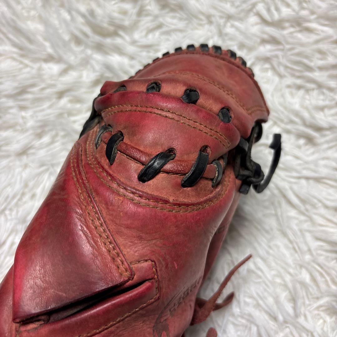 希少 NIKE ナイキ 城島モデル キャッチャーミット 軟式少年 赤 右投げ
